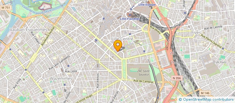 localisation de l'entreprise MADAME CAPUCINE OUDIN à LILLE