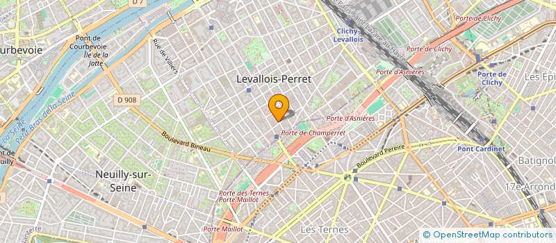 localisation de l'entreprise MADAME CAPUCINE PASQUIER à LEVALLOIS-PERRET