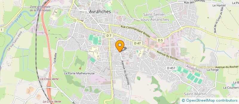 localisation de l'entreprise MADAME CAPUCINE PERIER  AVRANCHES