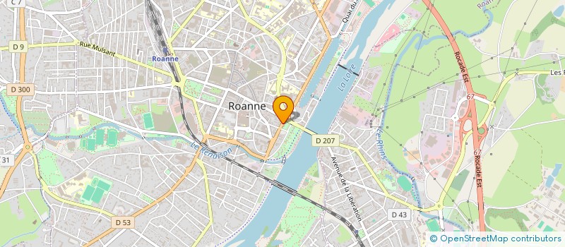 localisation de l'entreprise MADAME CAPUCINE PERRIER  ROANNE