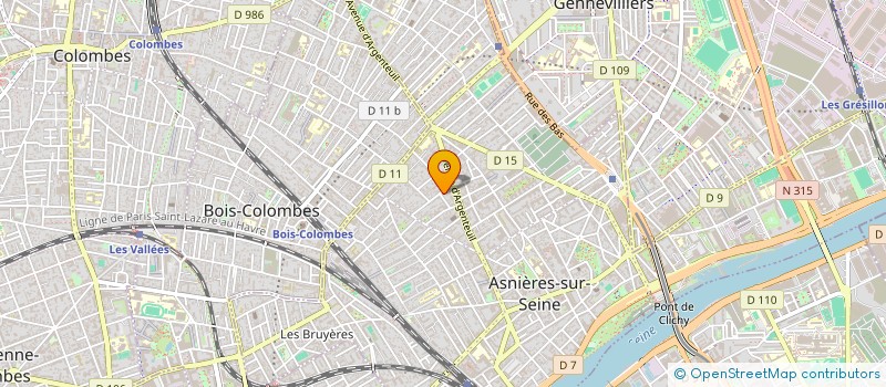 localisation de l'entreprise MADAME CAPUCINE PERROUD à ASNIERES-SUR-SEINE