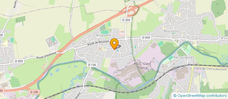 localisation de l'entreprise MADAME CAPUCINE PETEREYNS  ASSEVENT