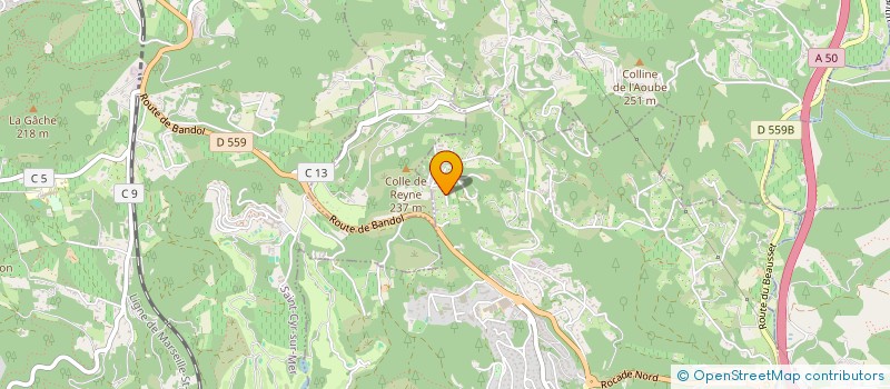 localisation de l'entreprise MADAME CAPUCINE PORTER  BANDOL