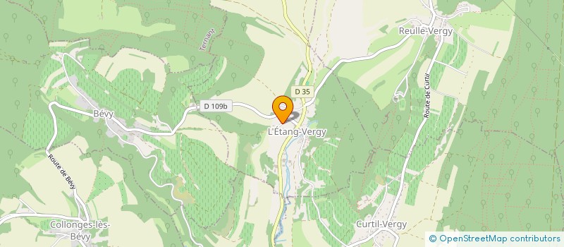 localisation de l'entreprise MADAME CAPUCINE RABAGO  L'ETANG-VERGY