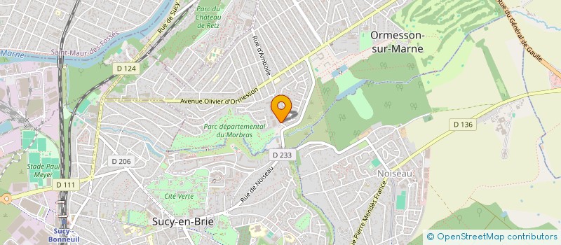 localisation de l'entreprise MADAME CAPUCINE RECHAUSSAT  ORMESSON-SUR-MARNE