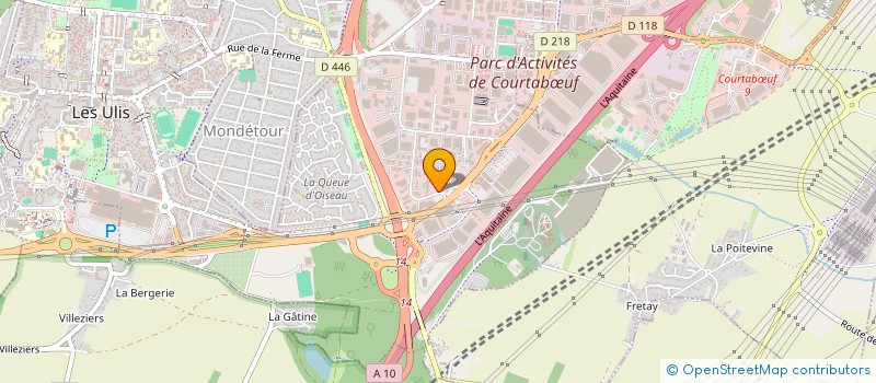 localisation de l'entreprise MADAME CAPUCINE ROLLIN  MORIGNY-CHAMPIGNY