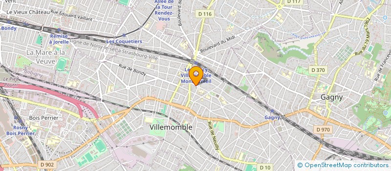 localisation de l'entreprise MADAME CAPUCINE ROMEI à VILLEMOMBLE