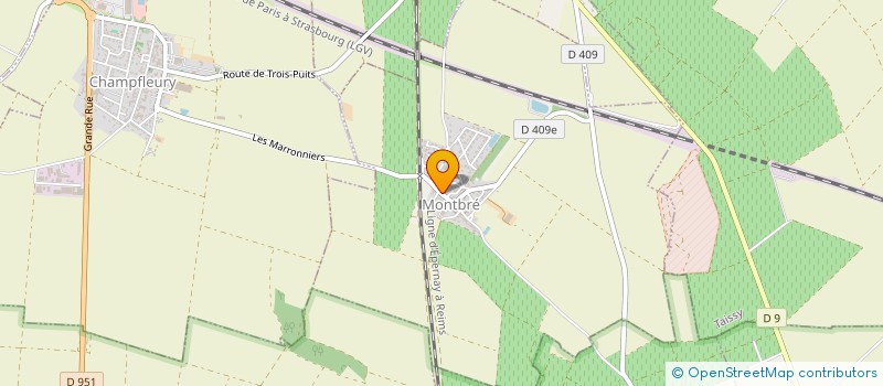 localisation de l'entreprise MADAME CAPUCINE SCHEREN  MONTBRE