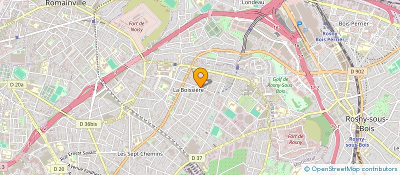 localisation de l'entreprise MADAME CAPUCINE SENAC à MONTREUIL