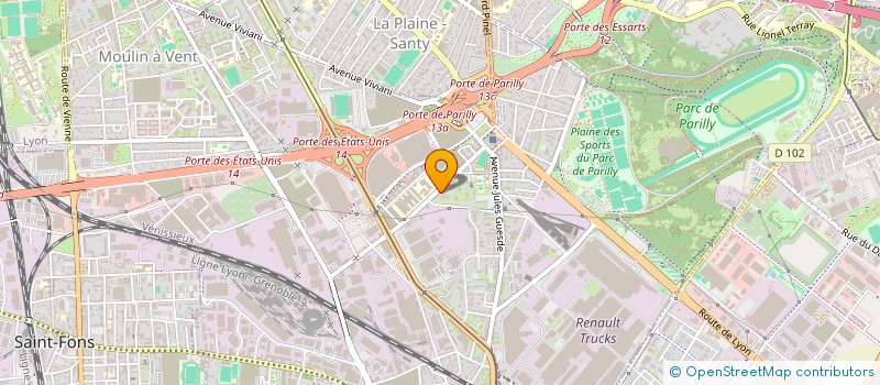 localisation de l'entreprise MADAME CAPUCINE SERENNES  VENISSIEUX