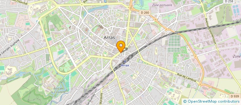 localisation de l'entreprise MADAME CAPUCINE SEYS à ARRAS