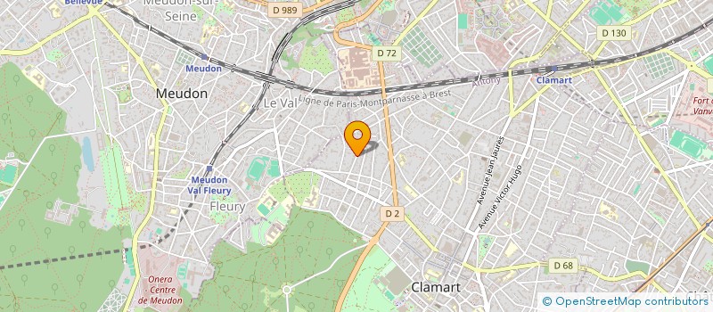 localisation de l'entreprise MADAME CAPUCINE STAUB à CLAMART