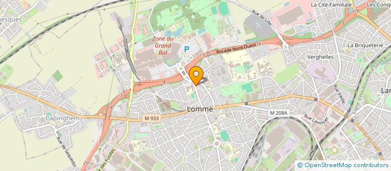 localisation de l'entreprise MADAME CAPUCINE THOILLIER à LILLE