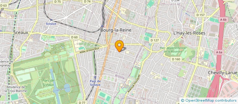 localisation de l'entreprise MADAME CAPUCINE THYSS  BOURG-LA-REINE