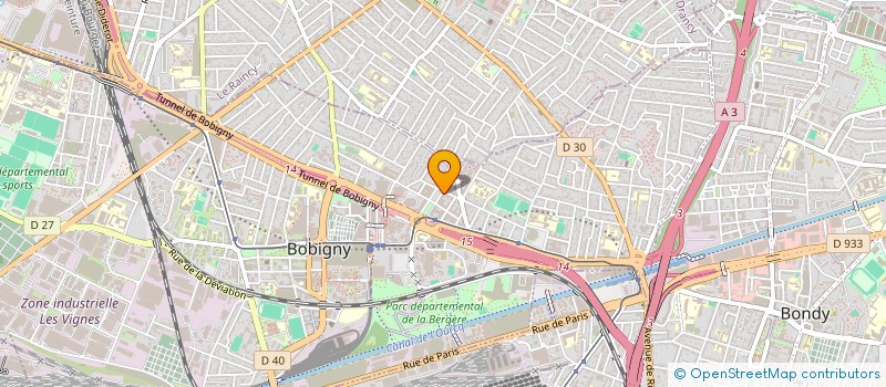 localisation de l'entreprise MADAME CAPUCINE VEVER à BOBIGNY