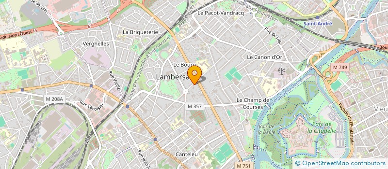 localisation de l'entreprise MADAME CAPUCINE VIC à LAMBERSART