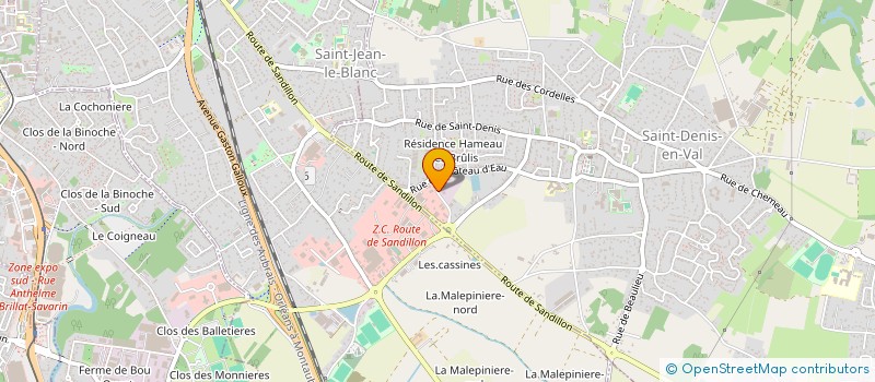 localisation de l'entreprise MADAME CAPUCINE VOIRY  SAINT-DENIS-EN-VAL