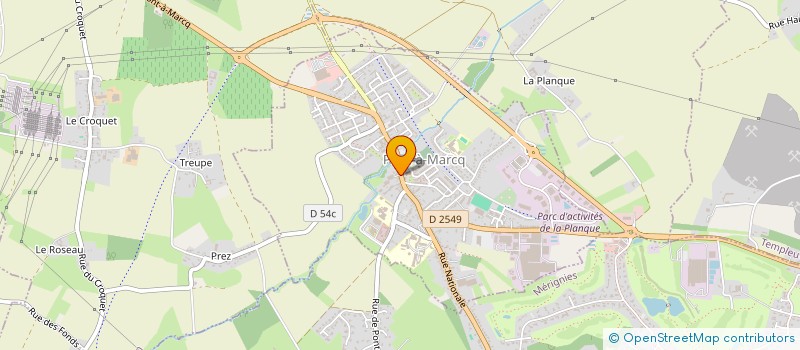 localisation de l'entreprise MADAME CAPUCINE WATTIEZ  PONT-A-MARCQ