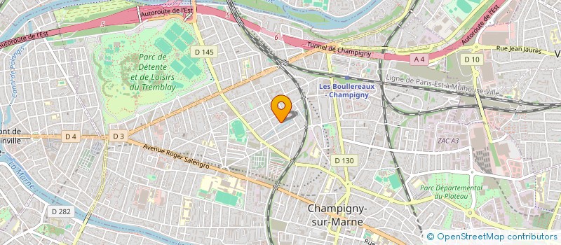 localisation de l'entreprise MADAME CARA COURTIADE DE MELLO à CHAMPIGNY-SUR-MARNE