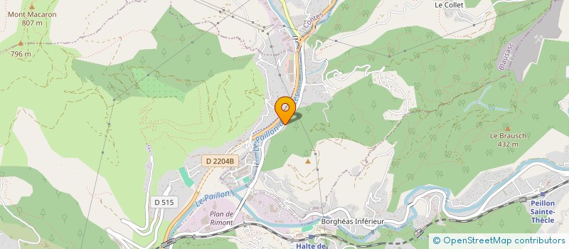 localisation de l'entreprise MADAME CARA MACRAE  BLAUSASC