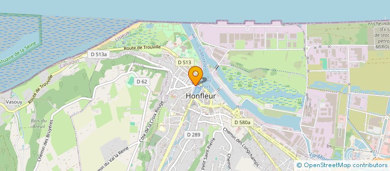 localisation de l'entreprise MADAME CARDINE GALOCHER  HONFLEUR