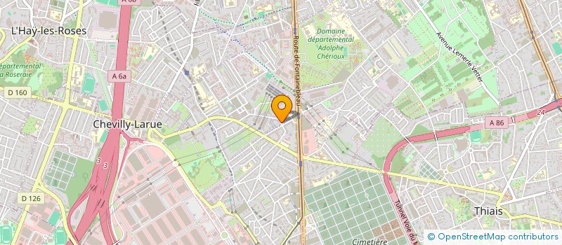 localisation de l'entreprise MADAME CARELLE LAHOURI  CHEVILLY-LARUE