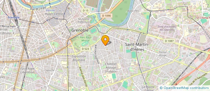 localisation de l'entreprise MADAME CAREN COMBE  GRENOBLE