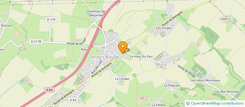 localisation de l'entreprise MADAME CAREN GIANERINI  VAL D'ARRY