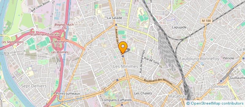 localisation de l'entreprise MADAME CARENE GIRAUDOT à TOULOUSE
