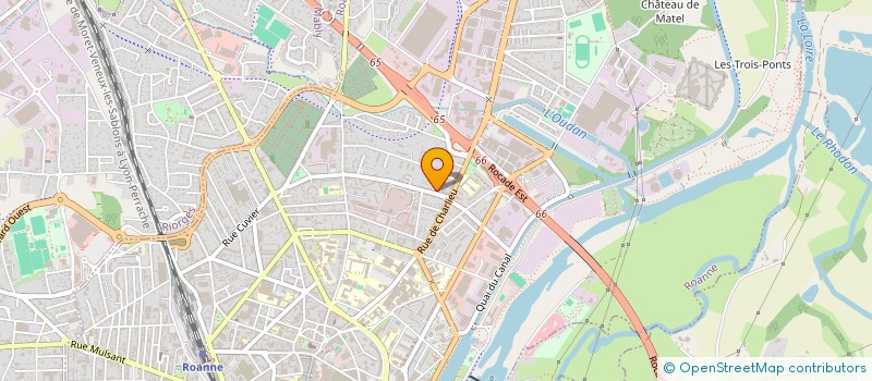 localisation de l'entreprise MADAME CARENE MAGAT  ROANNE