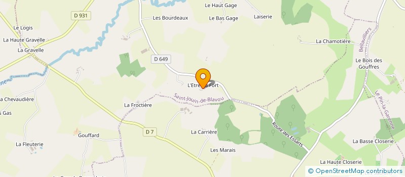 localisation de l'entreprise MADAME CARIN NILSSON à SAINT-JOUIN-DE-BLAVOU
