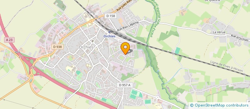 localisation de l'entreprise MADAME CARINA CECCARELLI  ORCHIES