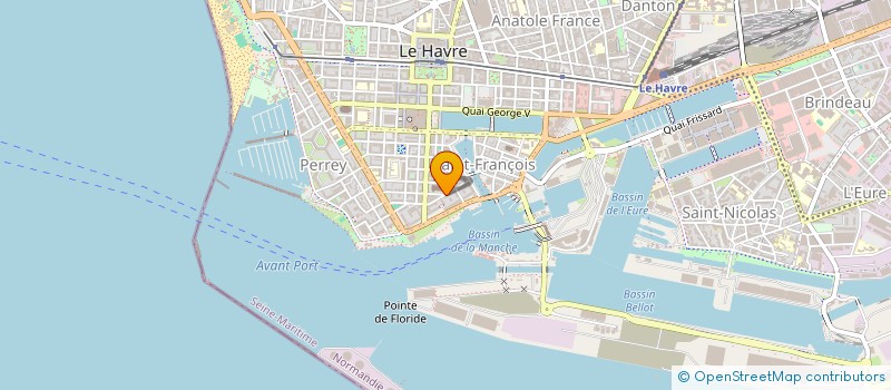 localisation de l'entreprise MADAME CARINA COSTA COUTINHO  LE HAVRE