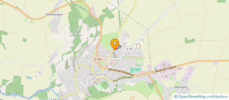 localisation de l'entreprise MADAME CARINA FERNANDES HENRIQUES  MONTMIRAIL