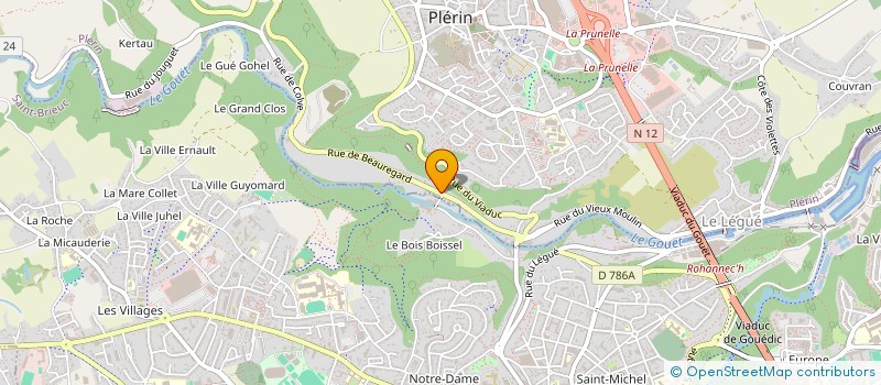 localisation de l'entreprise MADAME CARINA FERNANDES LOPES à PLERIN