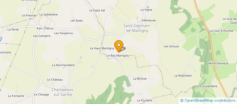 localisation de l'entreprise MADAME CARINA FERNANDES MARQUES à COURGEOUT