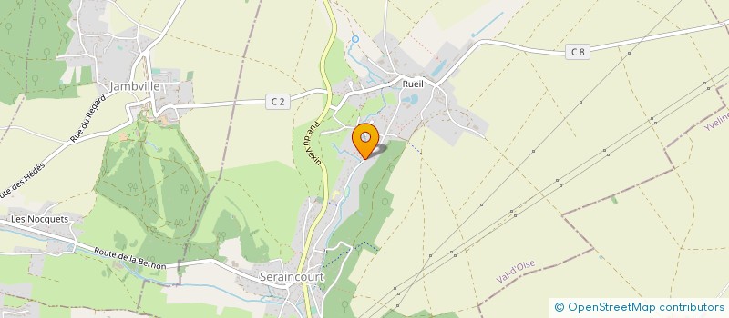 localisation de l'entreprise MADAME CARINA GONCALVES DURAES  SERAINCOURT