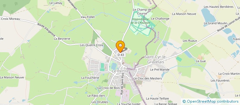 localisation de l'entreprise MADAME CARINA JAONA  LE PERTRE