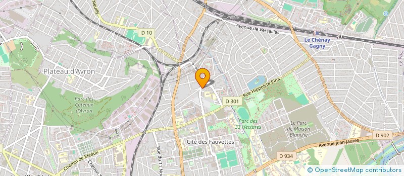 localisation de l'entreprise MADAME CARINA MATIAS DA SILVA à NEUILLY-SUR-MARNE