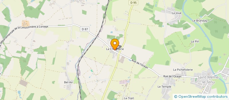 localisation de l'entreprise MADAME CARINA PELMOINE  MACHECOUL-SAINT-MEME