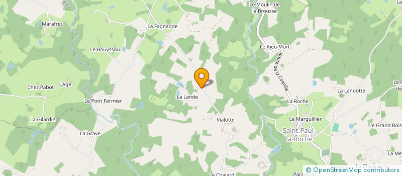 localisation de l'entreprise MADAME CARINA RODRIGUES GON ALVES à SAINT-PAUL-LA-ROCHE