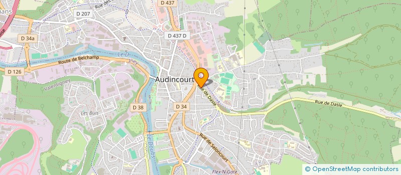 localisation de l'entreprise MADAME CARINA STOICA  AUDINCOURT