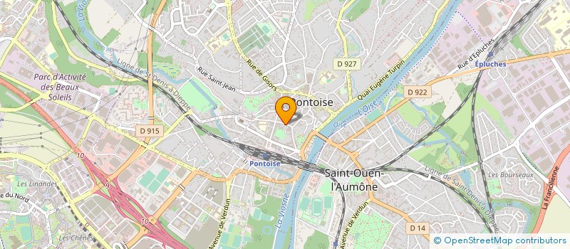 localisation de l'entreprise MADAME CARINA VIEIRA DOS SANTOS  PONTOISE