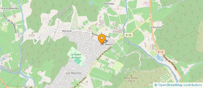 localisation de l'entreprise MADAME CARINE ALARCON  LA CRAU