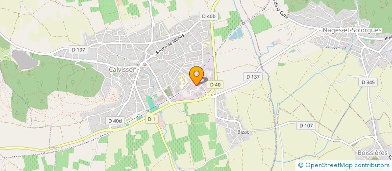 localisation de l'entreprise MADAME CARINE ALTOBELLI  CALVISSON