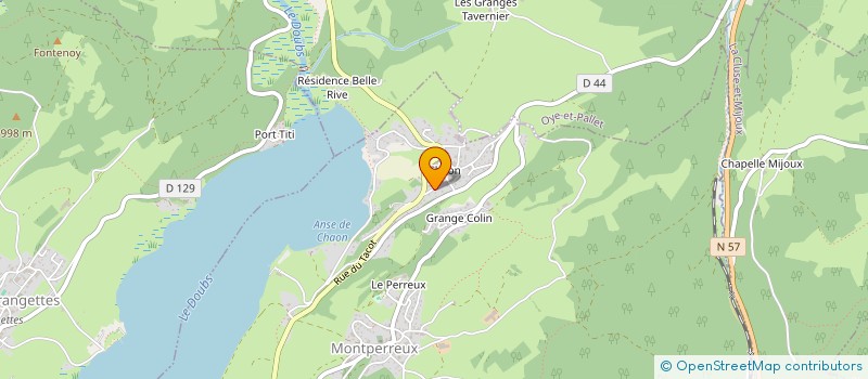 localisation de l'entreprise MADAME CARINE AMANTON  MONTPERREUX