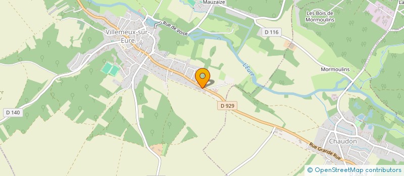 localisation de l'entreprise MADAME CARINE ANGENARD à VILLEMEUX-SUR-EURE