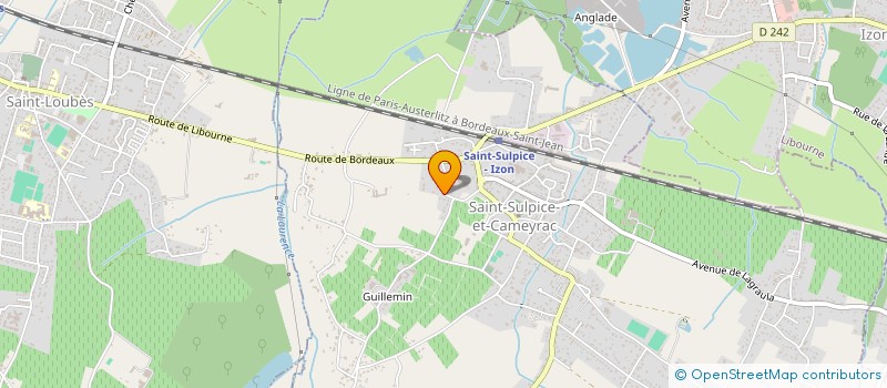 localisation de l'entreprise MADAME CARINE ARRONIZ  SAINT-SULPICE-ET-CAMEYRAC