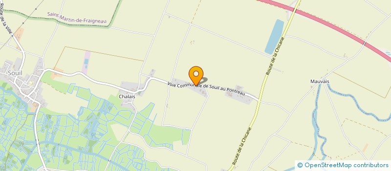 localisation de l'entreprise MADAME CARINE AUXIRE  SAINT-PIERRE-LE-VIEUX