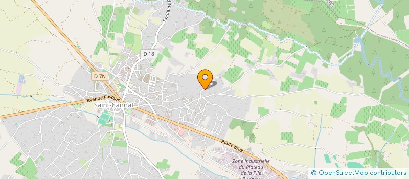 localisation de l'entreprise MADAME CARINE BALDACCIONI  SAINT-CANNAT